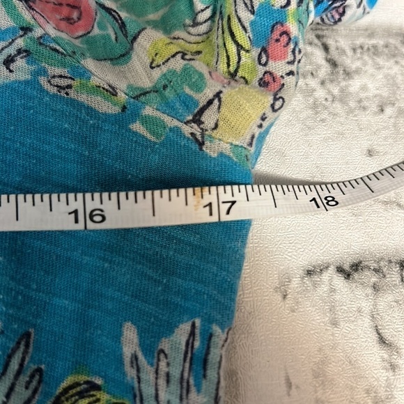 LILLY PULITZER JUNGLE GLAM TOILE MANDY V-Neck Top, Size XS - Picture 7 of 8